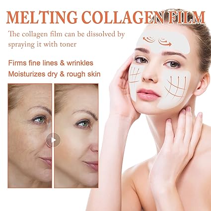 Collagen Dissolving Mask For Korean Glass Skin | Collagen Filler Collagen Instant Facial Mask