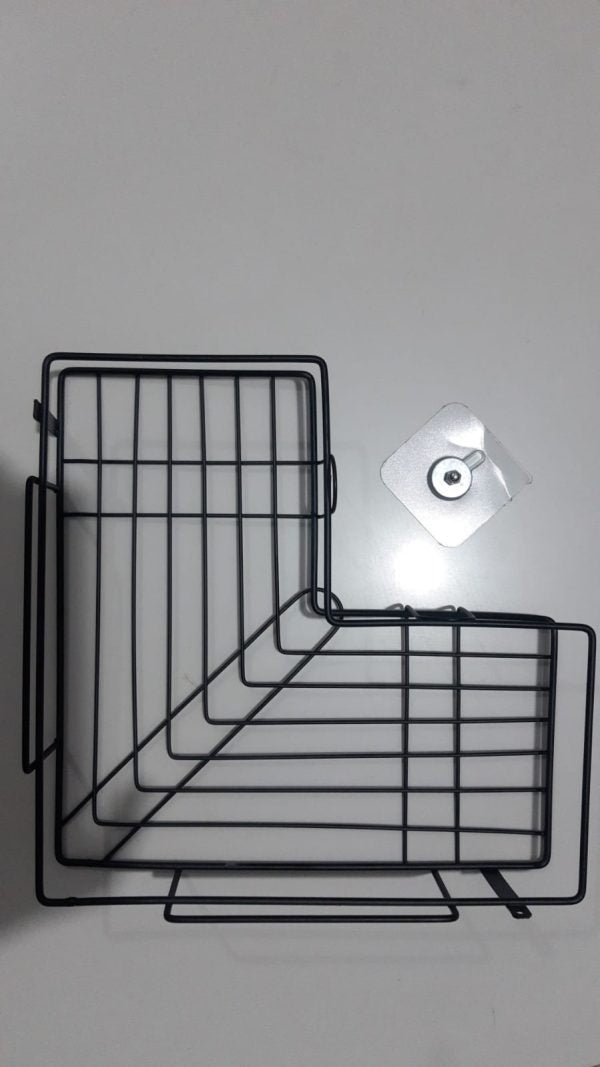 Kitchen Bathroom Corner Metal Rack Shelf New Design